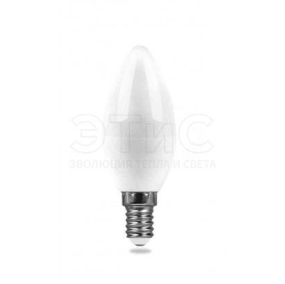 Лампа LED 11вт Е14 белый матовая свеча